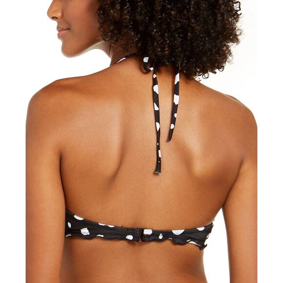 SUNDAZED Ava Bra Sized Ruffle Underwire Bikini Top 32 C Small NWT - Picture 2 of 2